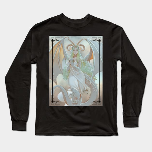 The Lady Archbishop - Dragon Long Sleeve T-Shirt by Kumanz